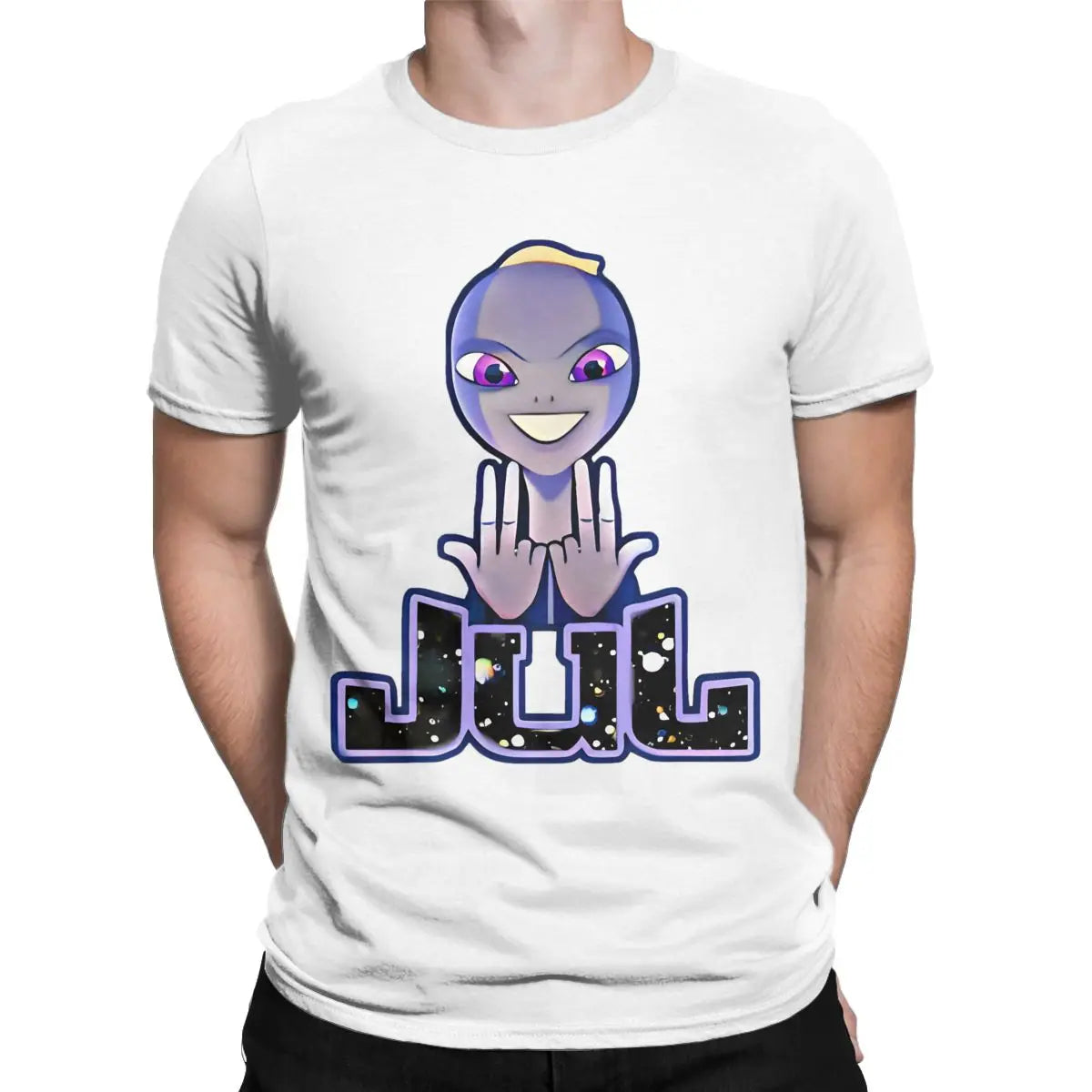 T-shirt Jul – Edition Or & Platine | 100 % Coton | Graphique Rap Français