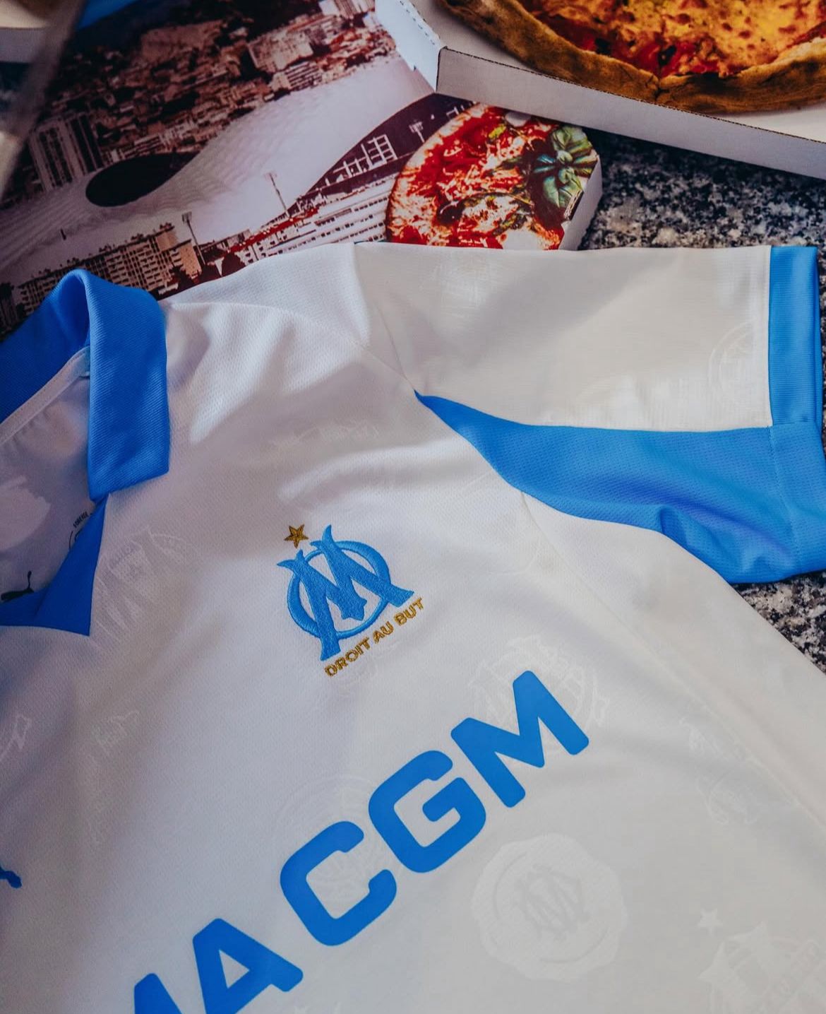 Maillot Officiel Olympique de Marseille 2025/2026 – Domicile