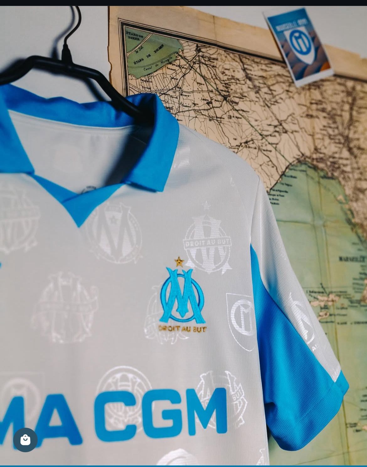Maillot Officiel Olympique de Marseille 2025/2026 – Domicile
