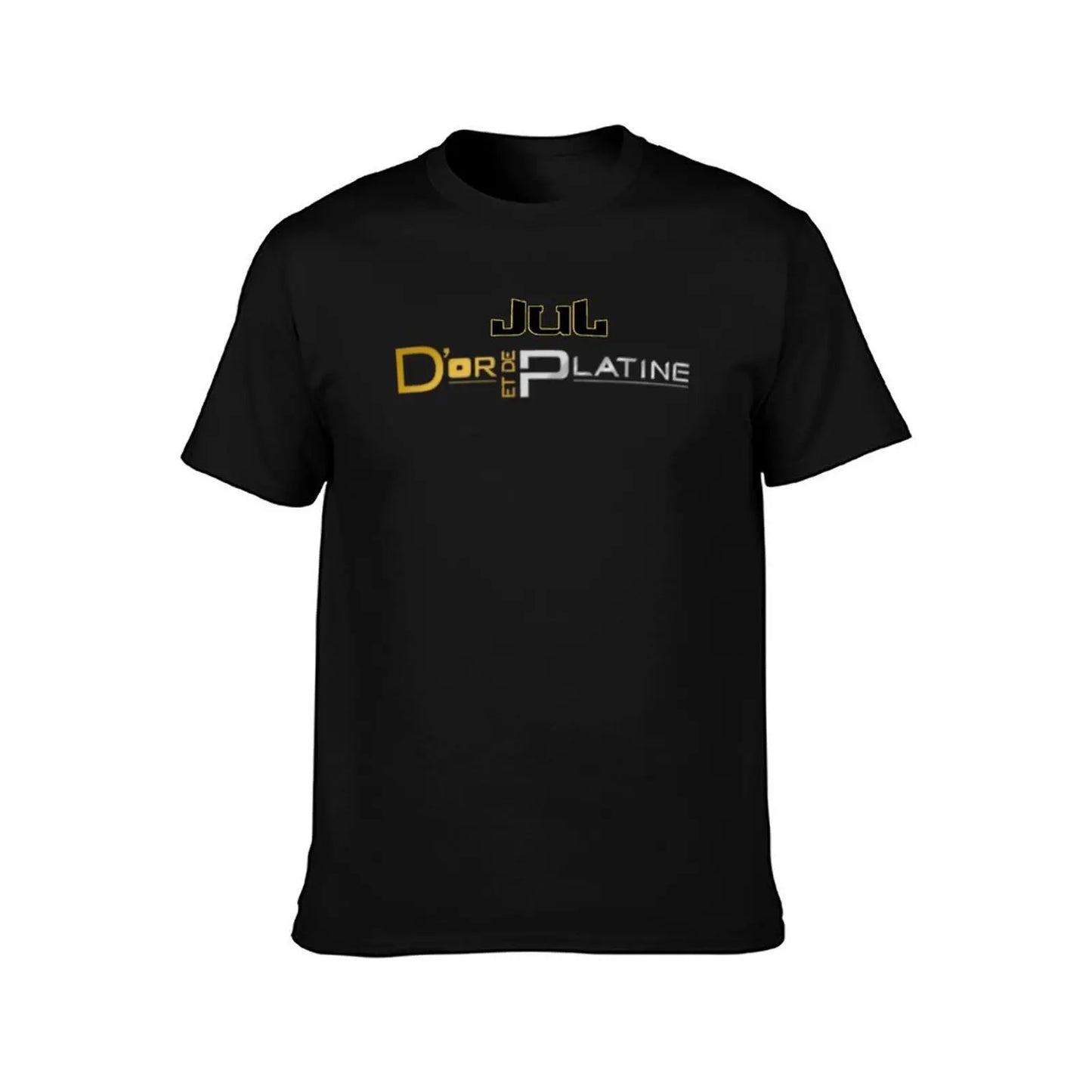T-shirt Jul Or & Platine – Édition spéciale | Imprimé Graphique | Grandes Tailles Disponibles