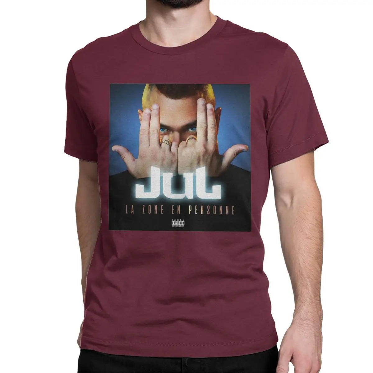 Maillot Jul – T-shirt Unisexe Logo Rap | Manches Courtes | 100 % Coton Été